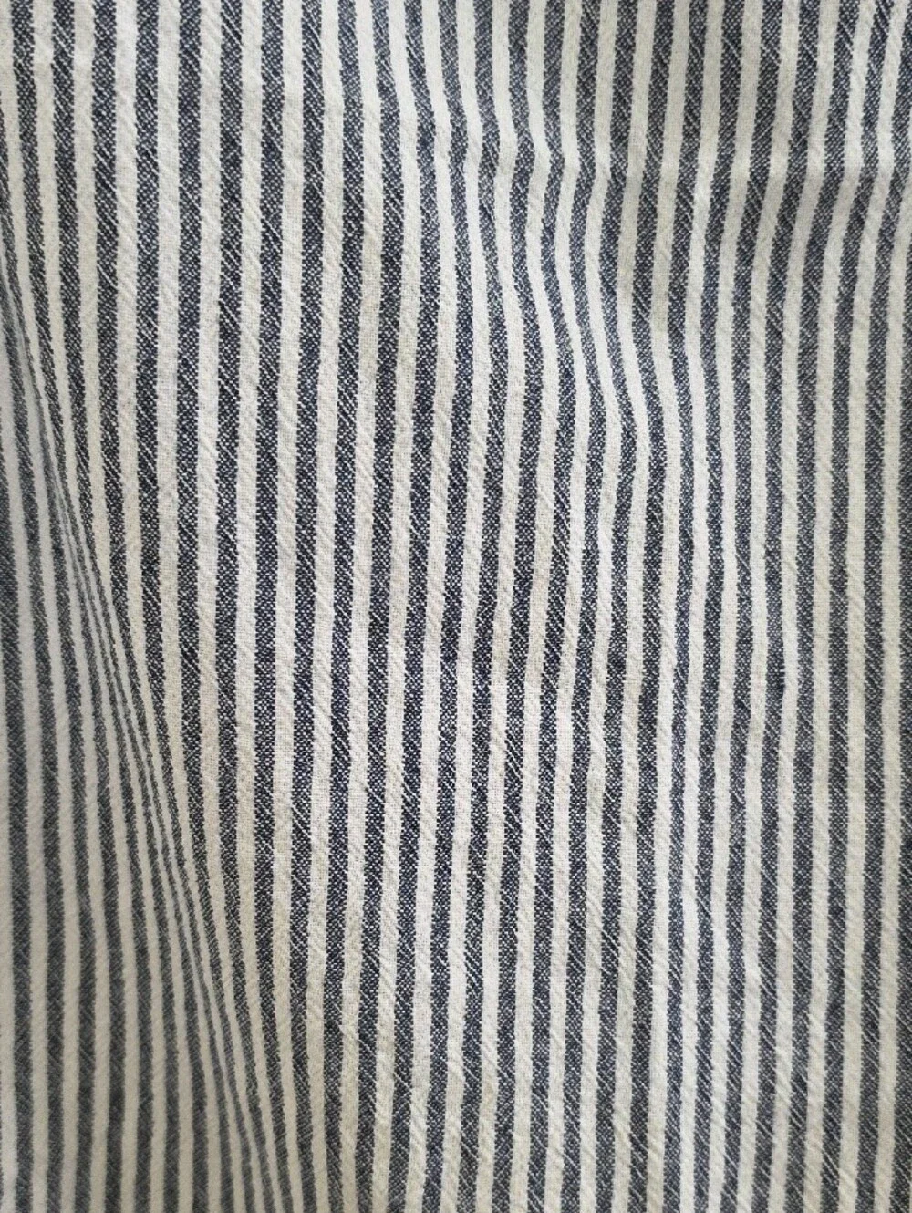 Pottery Barn Wheaton Striped Chambray Standard Size Pillowcases (2)